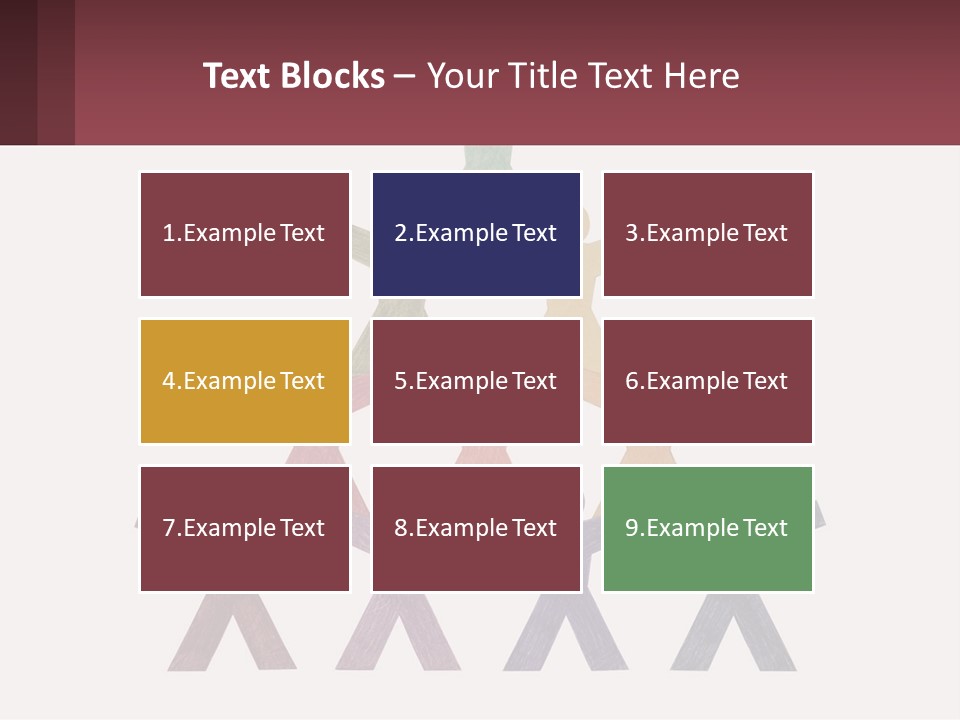 A Group Of People Standing On Top Of Each Other PowerPoint Template