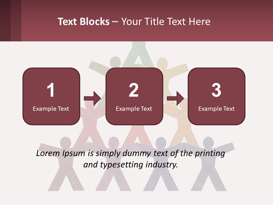 A Group Of People Standing On Top Of Each Other PowerPoint Template