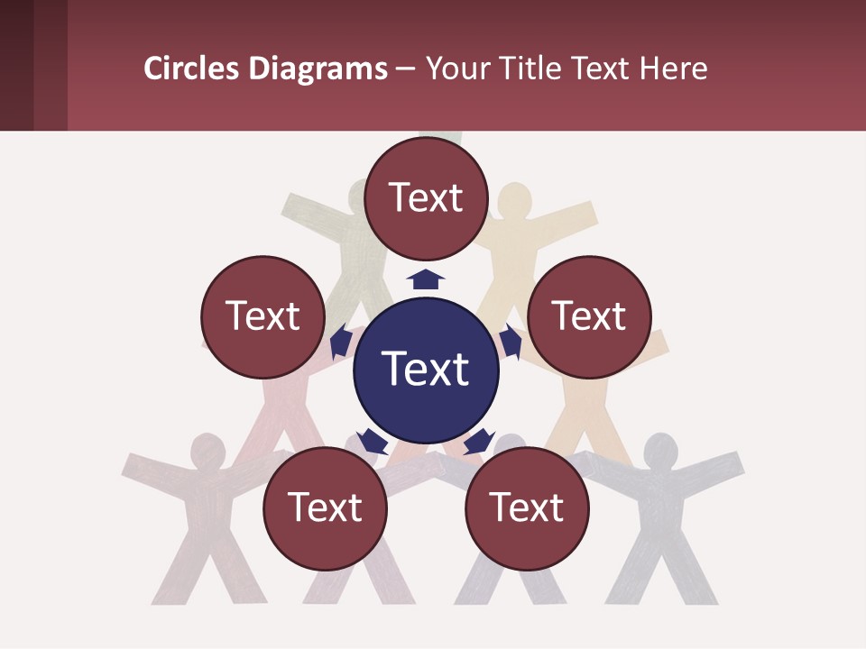 A Group Of People Standing On Top Of Each Other PowerPoint Template