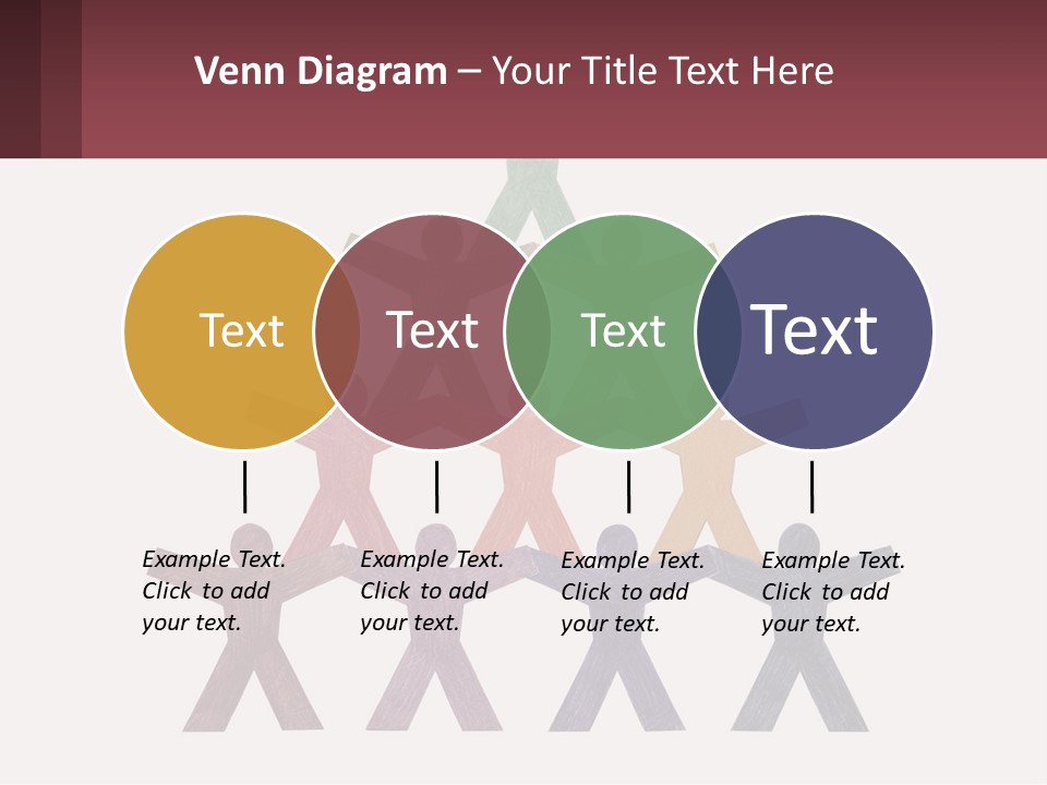 A Group Of People Standing On Top Of Each Other PowerPoint Template