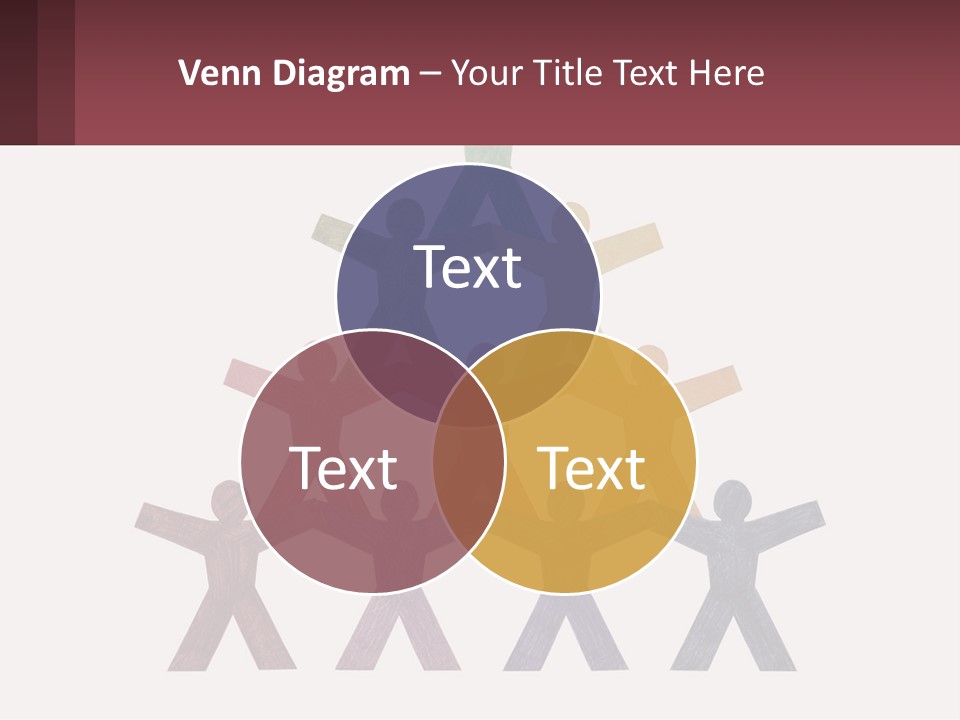 A Group Of People Standing On Top Of Each Other PowerPoint Template