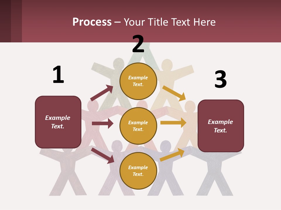 A Group Of People Standing On Top Of Each Other PowerPoint Template