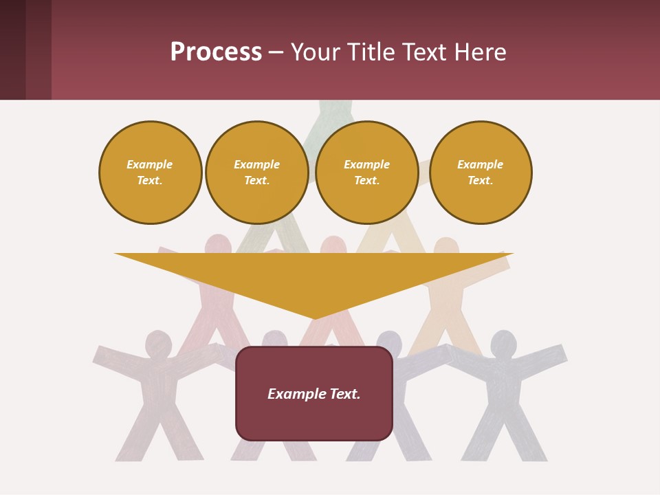 A Group Of People Standing On Top Of Each Other PowerPoint Template