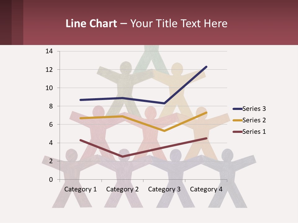 A Group Of People Standing On Top Of Each Other PowerPoint Template