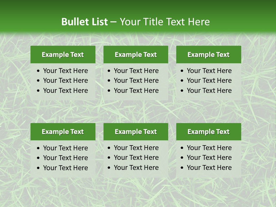 Green Grass Powerpoint Presentation Template PowerPoint Template
