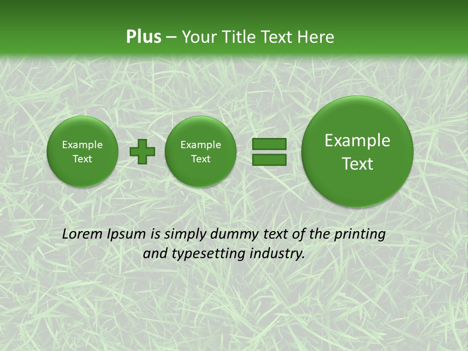 Green Grass Powerpoint Presentation Template PowerPoint Template