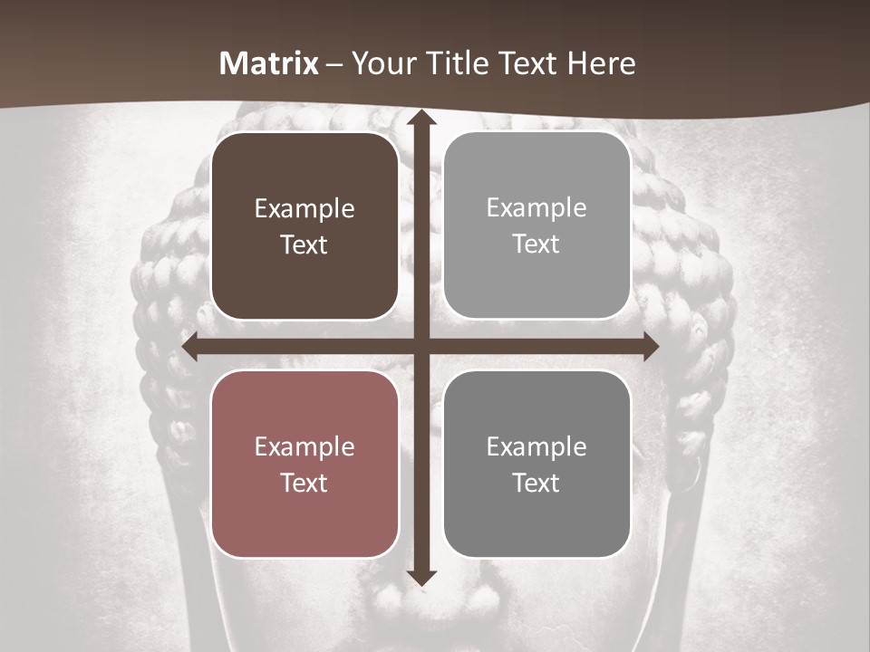 A Buddha Statue Is Shown In Black And White PowerPoint Template