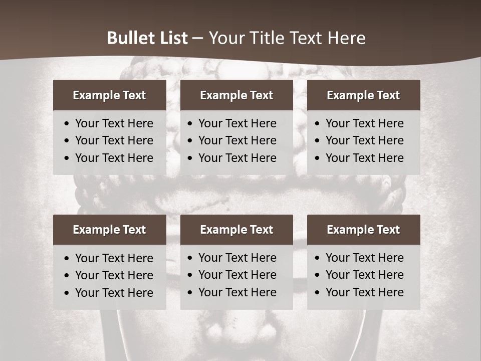 A Buddha Statue Is Shown In Black And White PowerPoint Template