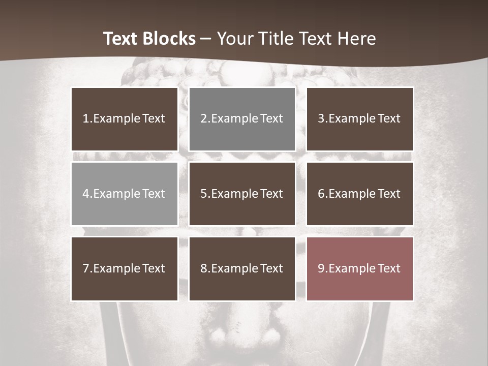 A Buddha Statue Is Shown In Black And White PowerPoint Template