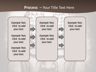 A Buddha Statue Is Shown In Black And White PowerPoint Template