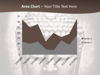 A Buddha Statue Is Shown In Black And White PowerPoint Template