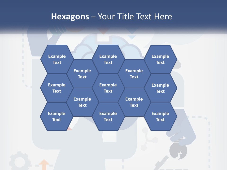 A Man With A Brain On His Head Is Shown In This Powerpoint Presentation PowerPoint Template