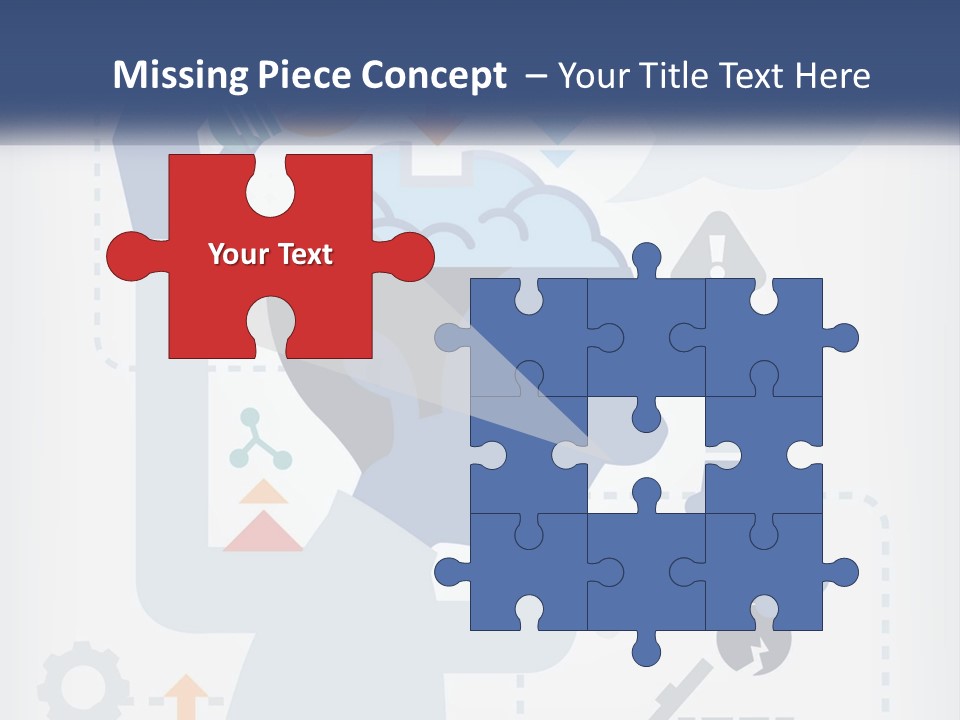 A Man With A Brain On His Head Is Shown In This Powerpoint Presentation PowerPoint Template