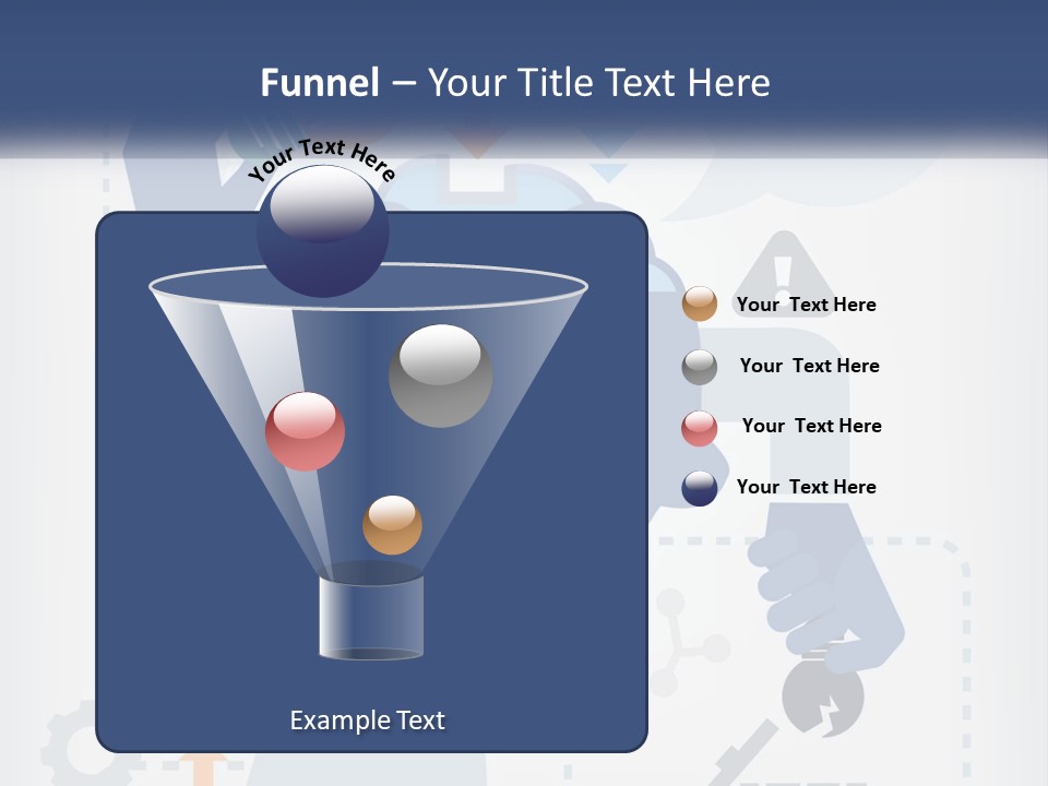 A Man With A Brain On His Head Is Shown In This Powerpoint Presentation PowerPoint Template