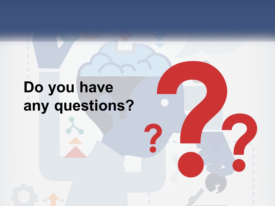 A Man With A Brain On His Head Is Shown In This Powerpoint Presentation PowerPoint Template