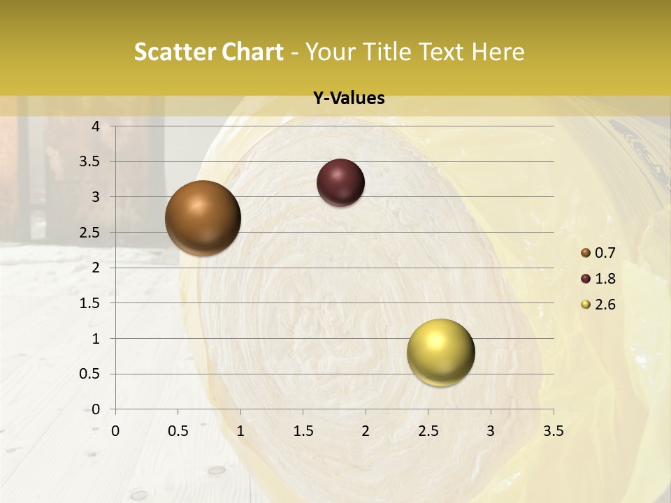 A Yellow Plastic Bag Sitting On Top Of A Wooden Floor PowerPoint Template