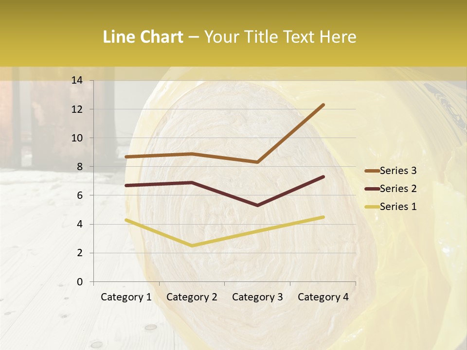 A Yellow Plastic Bag Sitting On Top Of A Wooden Floor PowerPoint Template
