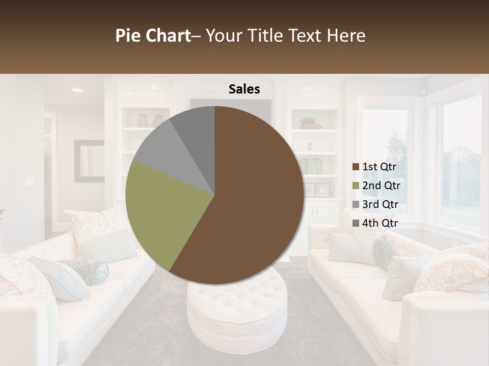 A Living Room Filled With Furniture And A Fire Place PowerPoint Template
