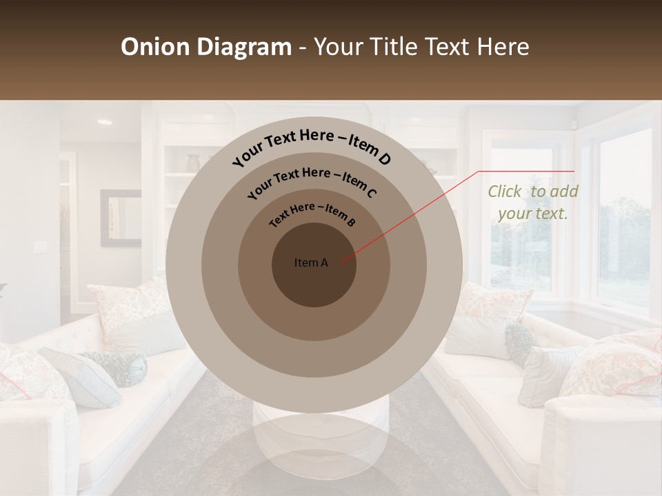 A Living Room Filled With Furniture And A Fire Place PowerPoint Template