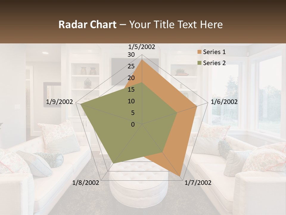 A Living Room Filled With Furniture And A Fire Place PowerPoint Template