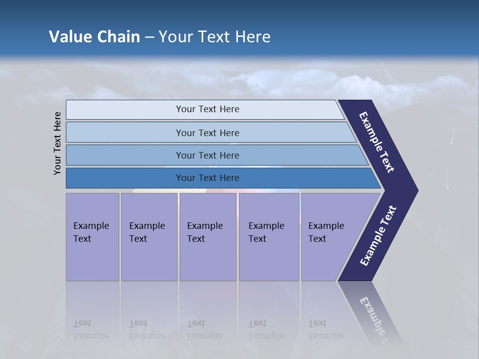 A Group Of People Holding Umbrellas In The Middle Of A Field PowerPoint Template