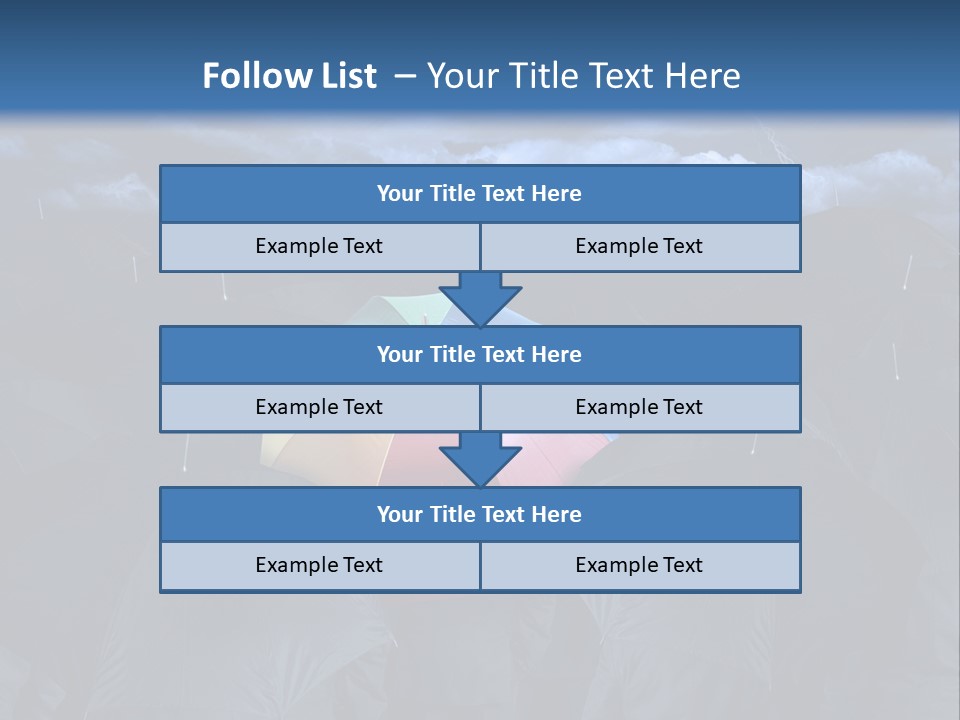 A Group Of People Holding Umbrellas In The Middle Of A Field PowerPoint Template