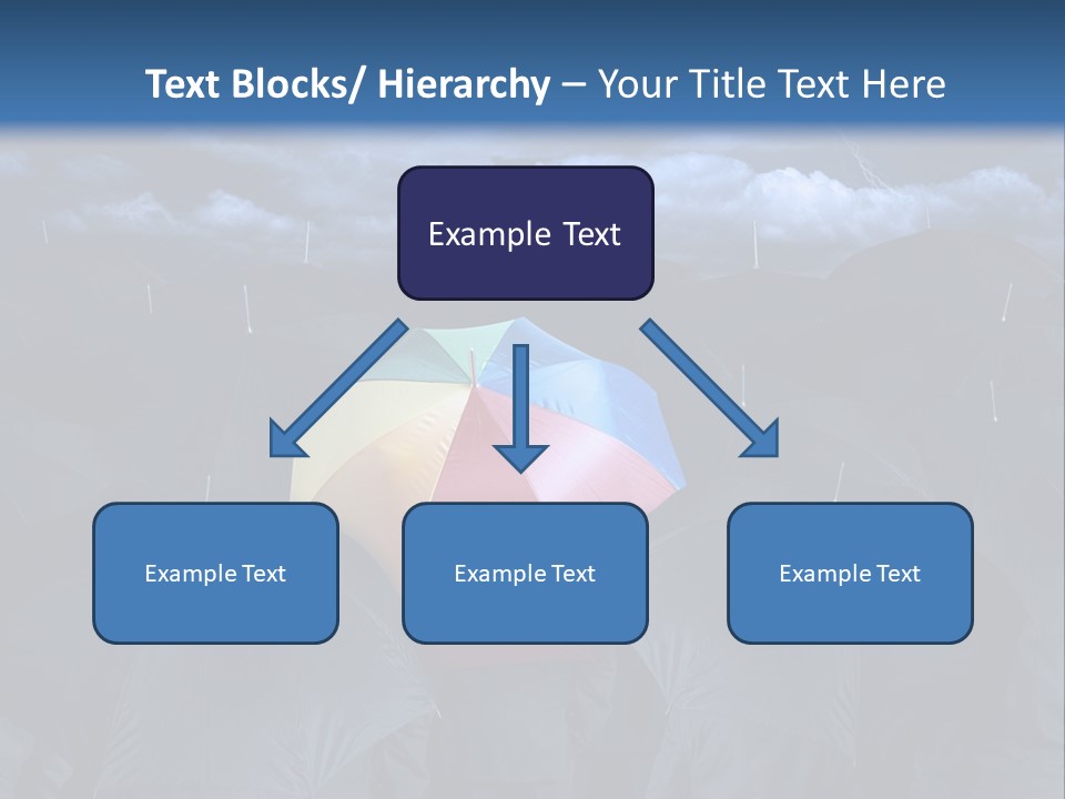 A Group Of People Holding Umbrellas In The Middle Of A Field PowerPoint Template