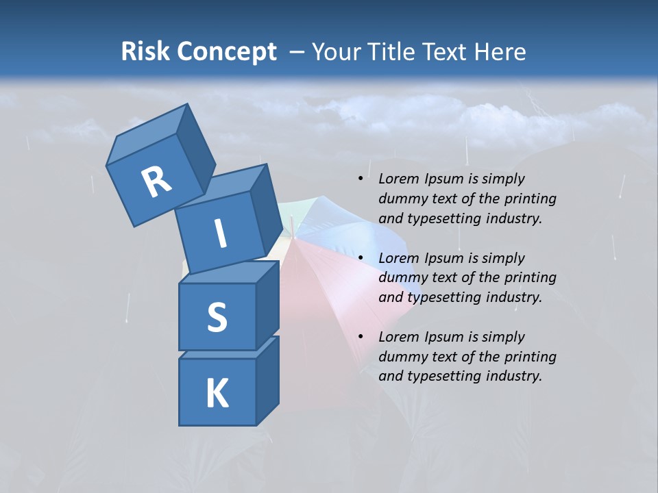 A Group Of People Holding Umbrellas In The Middle Of A Field PowerPoint Template