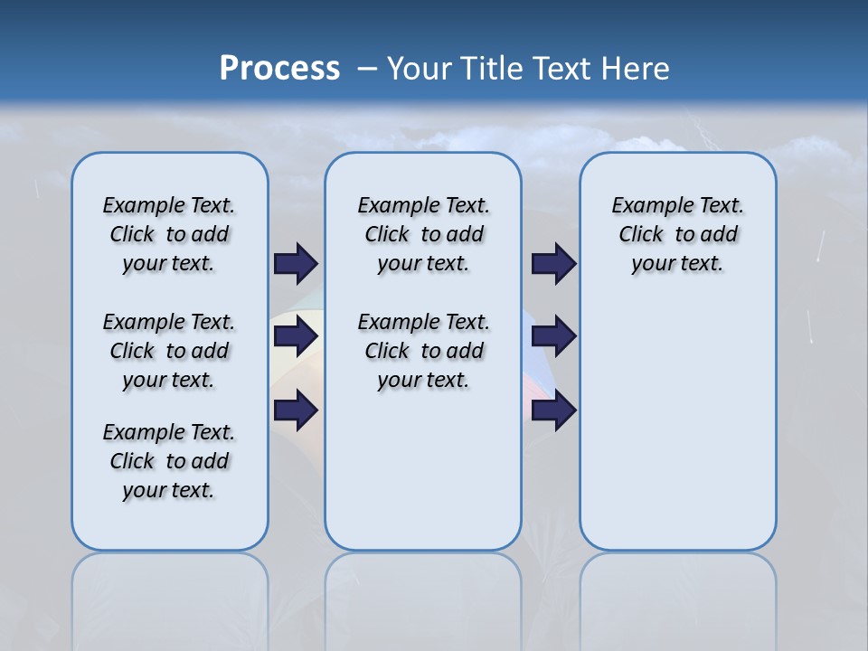 A Group Of People Holding Umbrellas In The Middle Of A Field PowerPoint Template