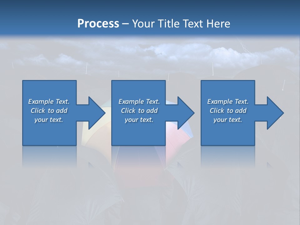 A Group Of People Holding Umbrellas In The Middle Of A Field PowerPoint Template