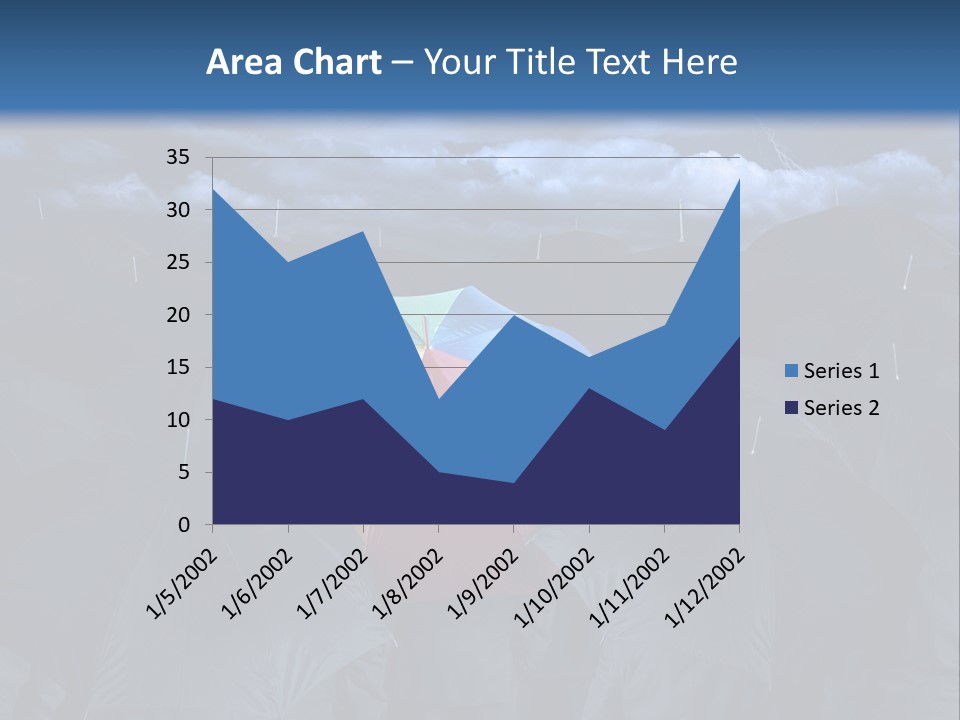 A Group Of People Holding Umbrellas In The Middle Of A Field PowerPoint Template