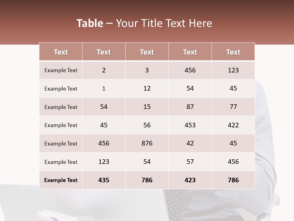 A Man Holding A Megaphone In Front Of A Laptop PowerPoint Template