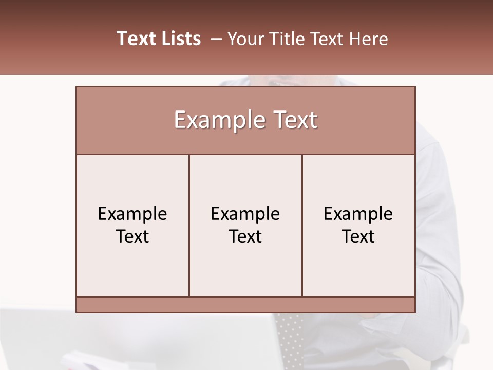 A Man Holding A Megaphone In Front Of A Laptop PowerPoint Template