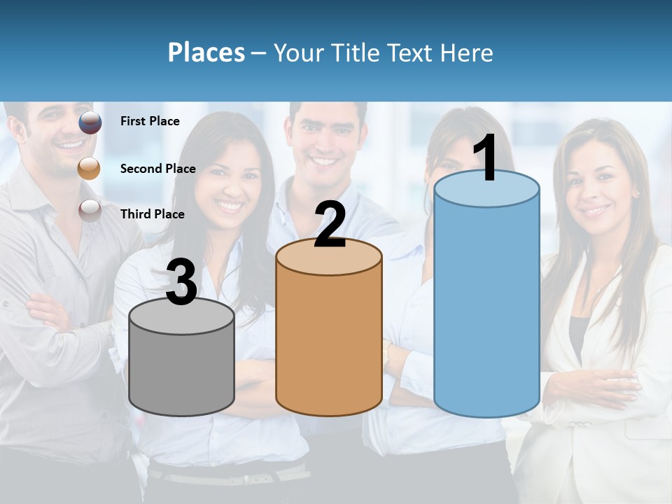 A Group Of People Standing Next To Each Other PowerPoint Template