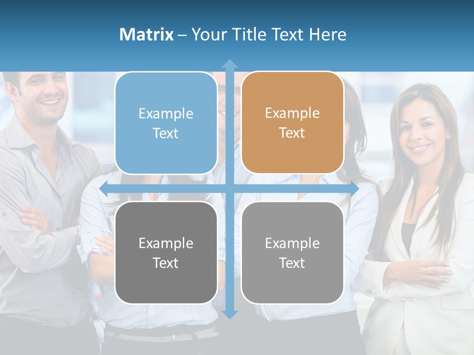 A Group Of People Standing Next To Each Other PowerPoint Template