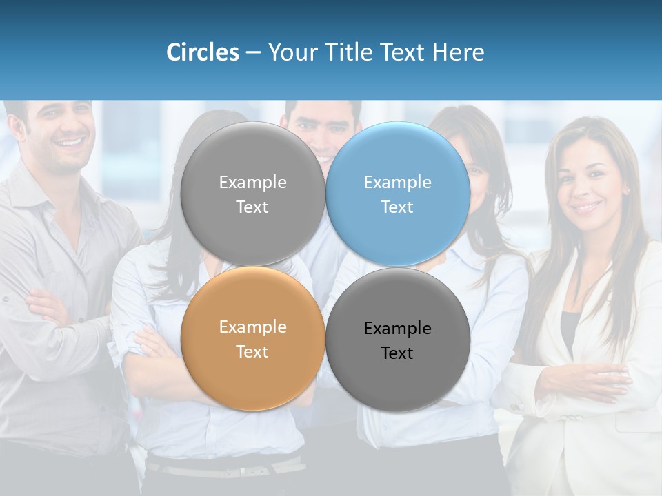 A Group Of People Standing Next To Each Other PowerPoint Template