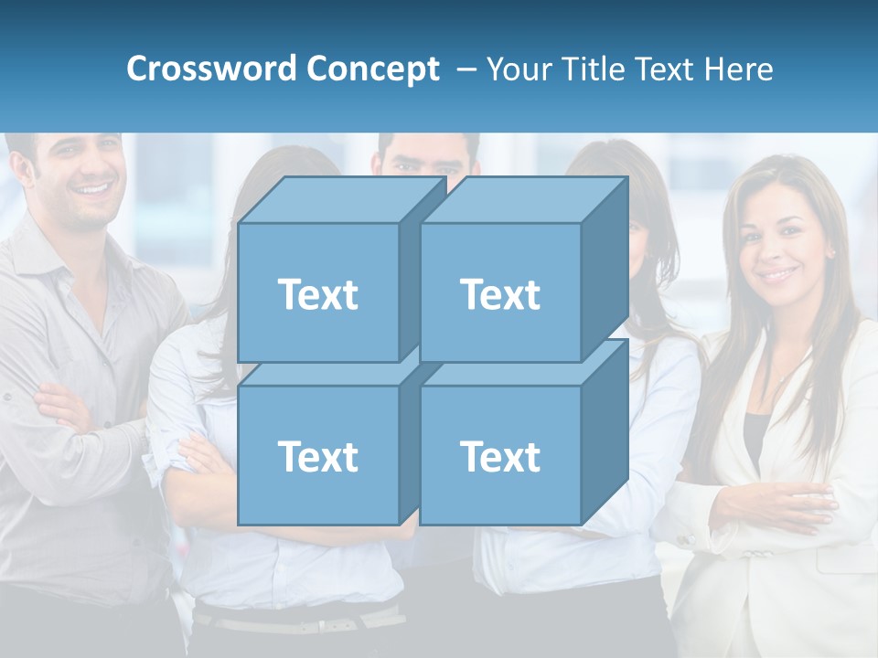 A Group Of People Standing Next To Each Other PowerPoint Template