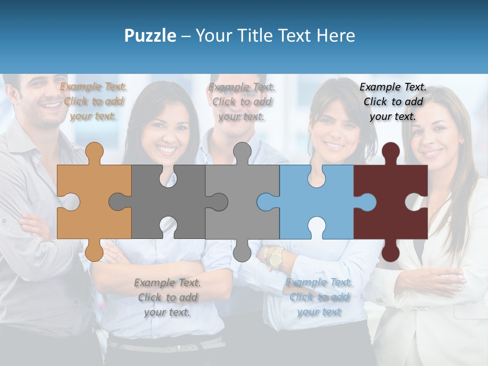 A Group Of People Standing Next To Each Other PowerPoint Template
