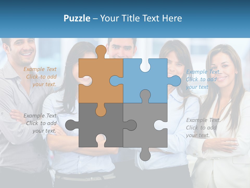 A Group Of People Standing Next To Each Other PowerPoint Template
