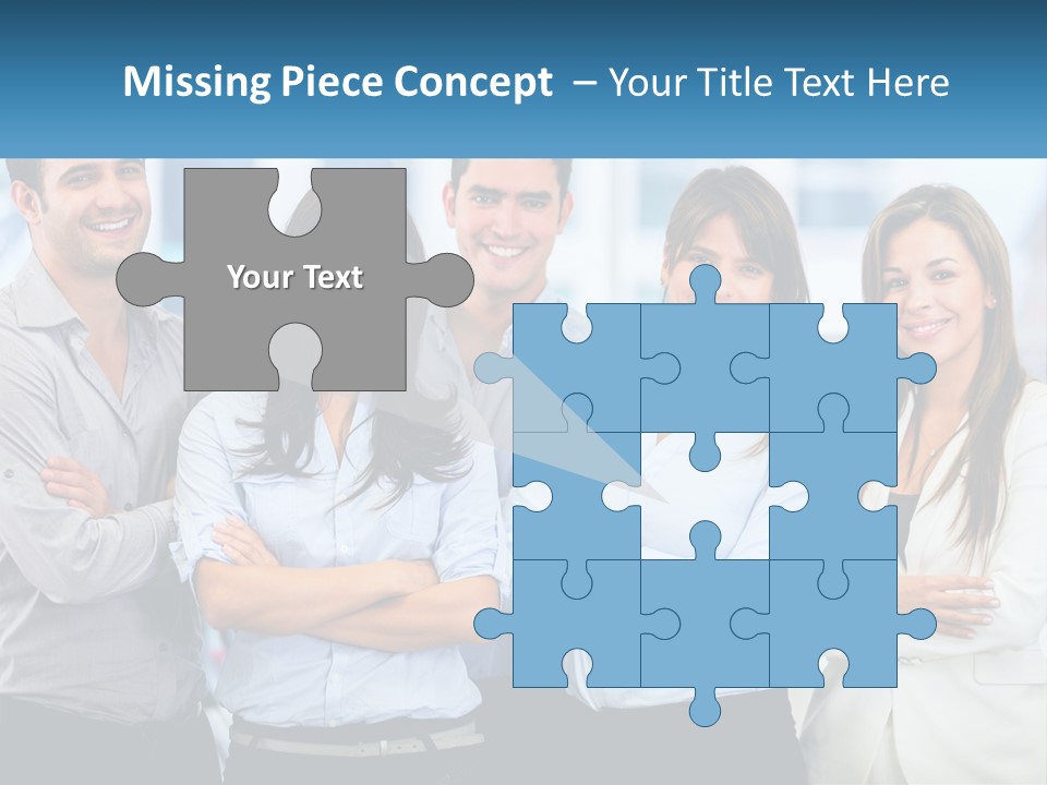 A Group Of People Standing Next To Each Other PowerPoint Template