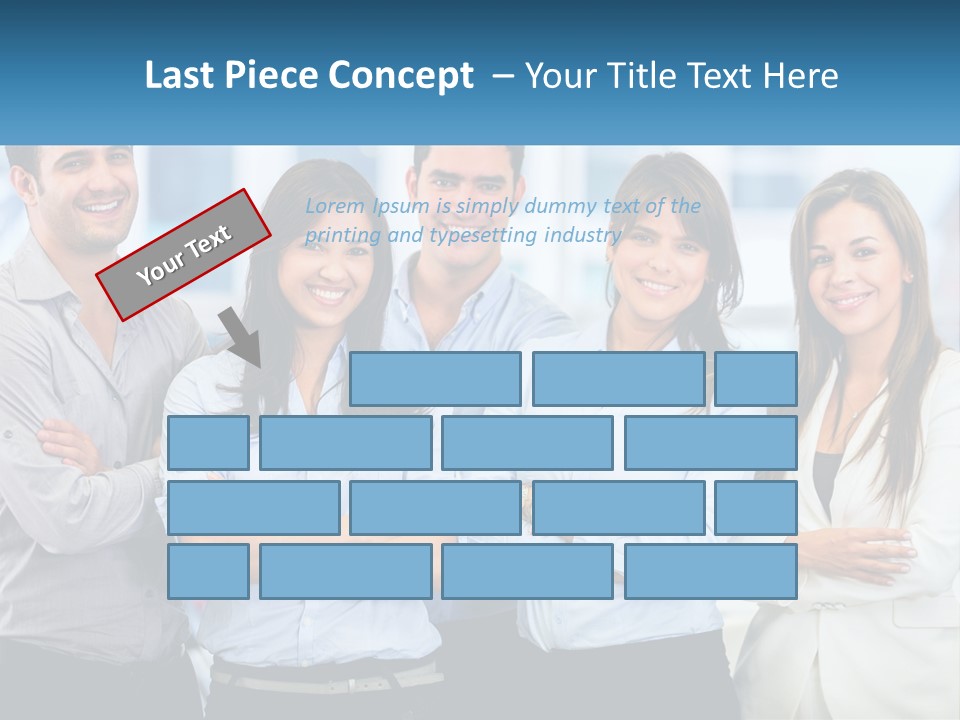 A Group Of People Standing Next To Each Other PowerPoint Template