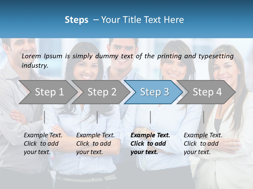 A Group Of People Standing Next To Each Other PowerPoint Template