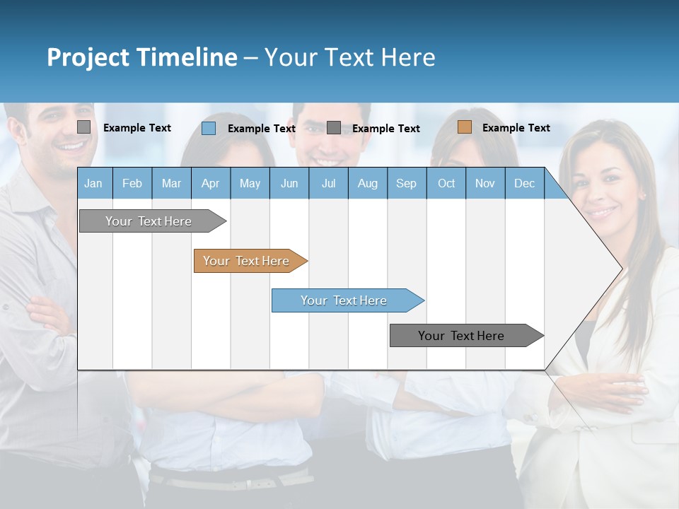 A Group Of People Standing Next To Each Other PowerPoint Template