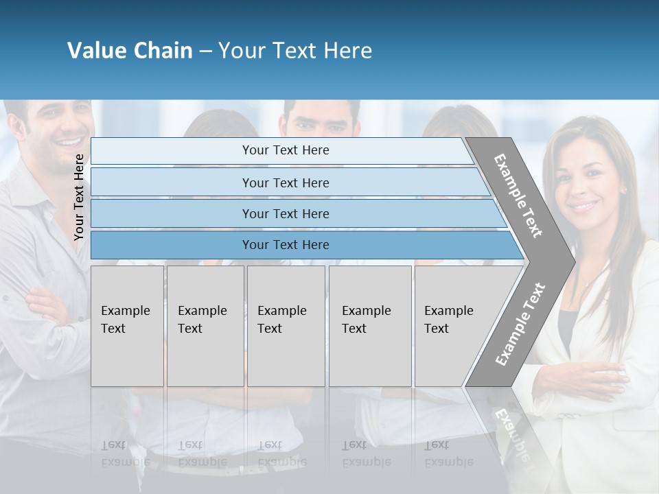 A Group Of People Standing Next To Each Other PowerPoint Template