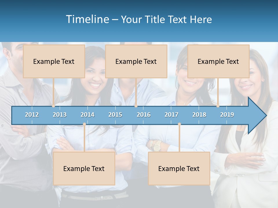 A Group Of People Standing Next To Each Other PowerPoint Template