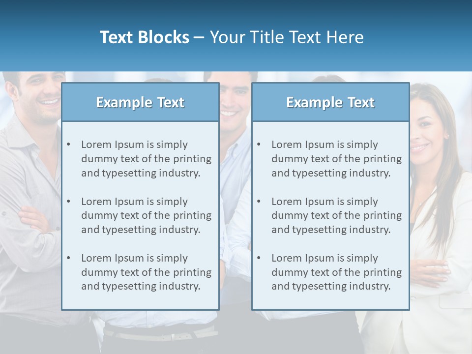 A Group Of People Standing Next To Each Other PowerPoint Template