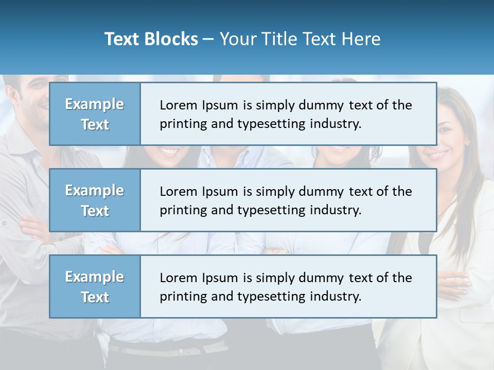 A Group Of People Standing Next To Each Other PowerPoint Template