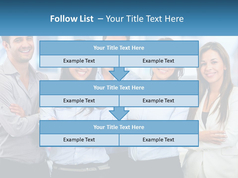 A Group Of People Standing Next To Each Other PowerPoint Template