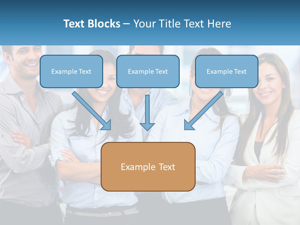 A Group Of People Standing Next To Each Other PowerPoint Template