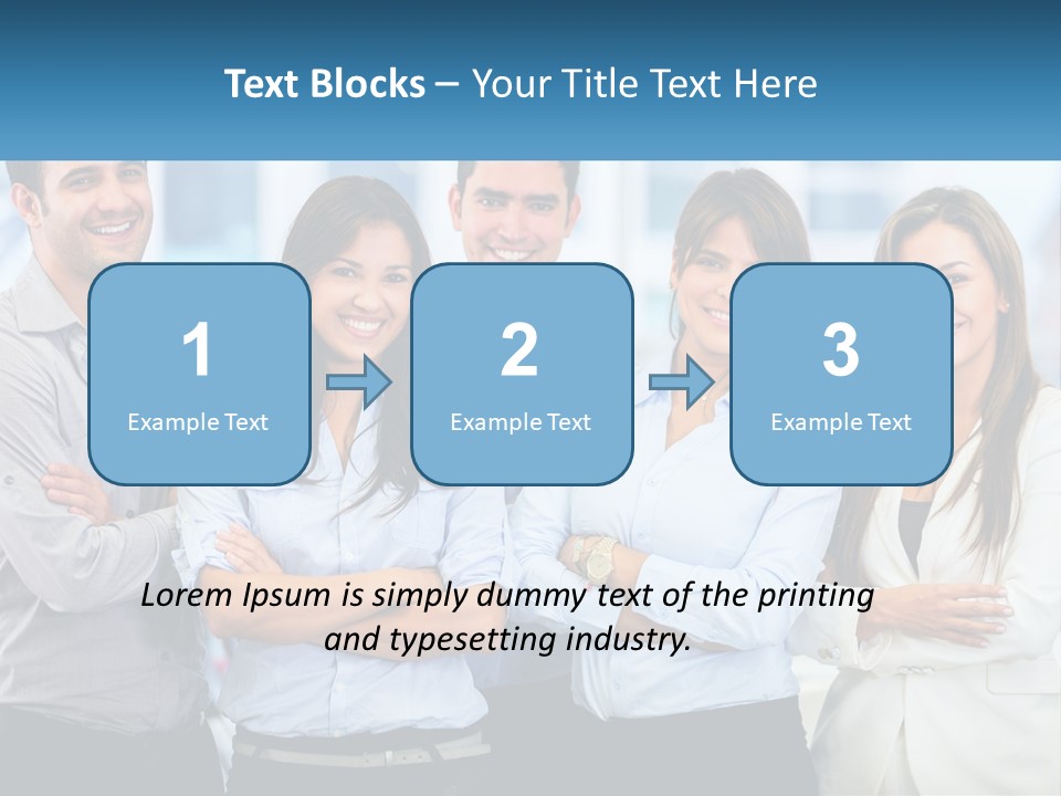 A Group Of People Standing Next To Each Other PowerPoint Template